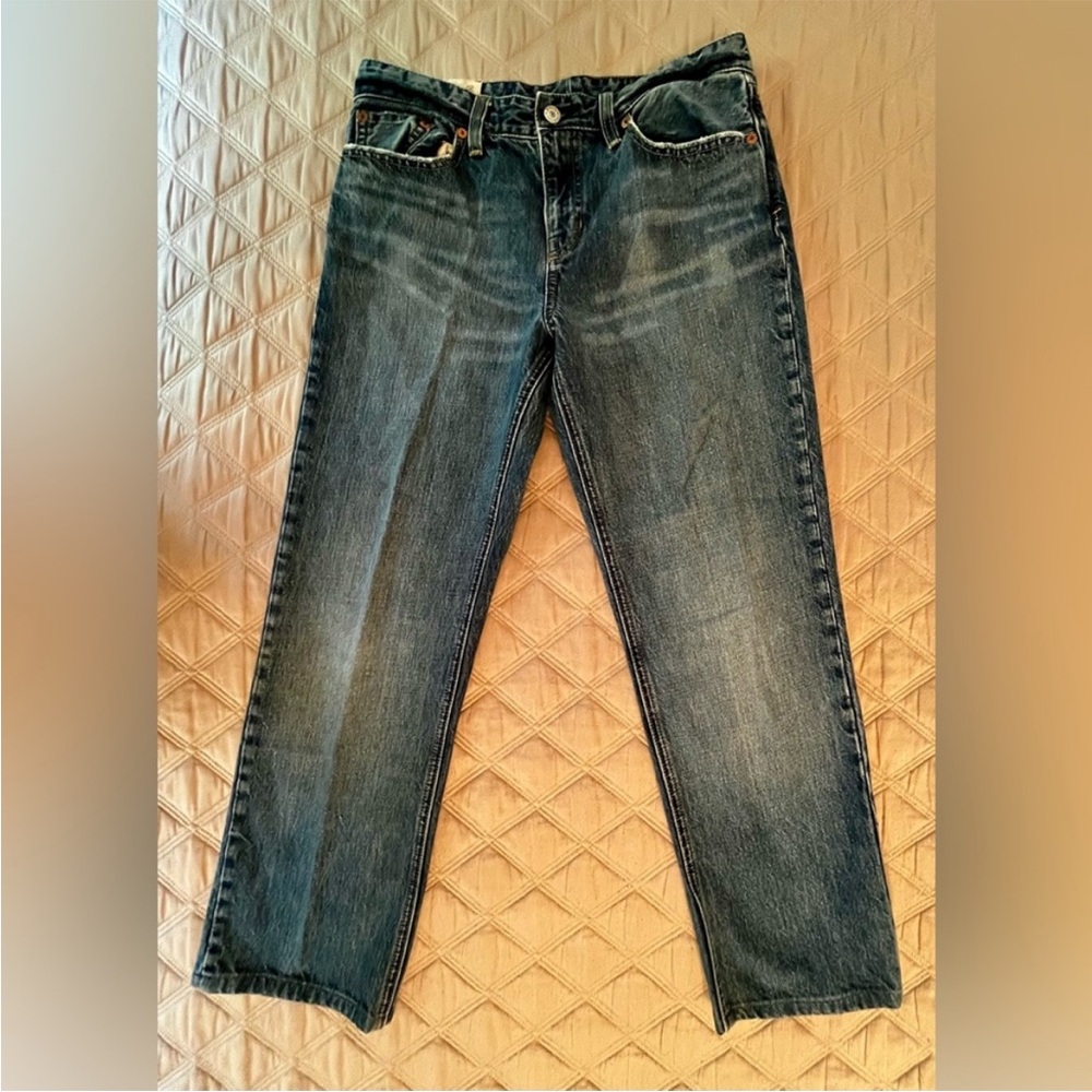 Ralph Lauren Boys Classic Blue Denim Jeans - Size 18